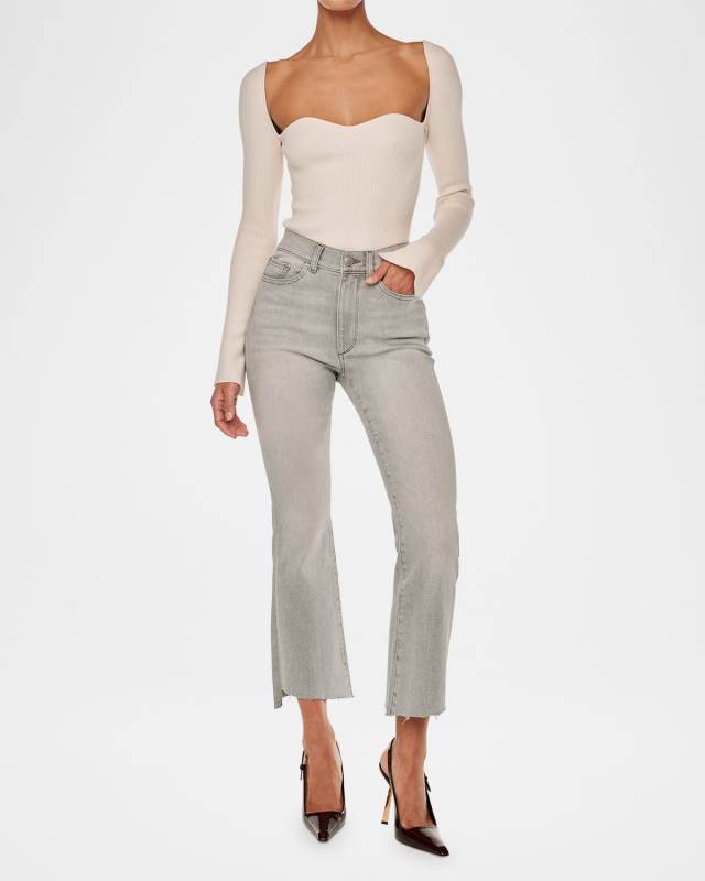 Bridget Bootcut High-Rise Instasculpt Crop Jeans